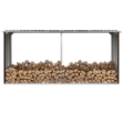XLCapannone da Giardino in Acciaio Zincato 330x92x153cm Marrone
