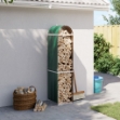 XL Portaceppi Verde 40x45x170 cm in Acciaio Zincato
