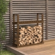 XL Portalegna Ambra 110x35x108,5 cm in Legno Massello di Pino