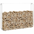 XL Rastrelliera per Legna 200x25x150 cm in Acciaio Zincato