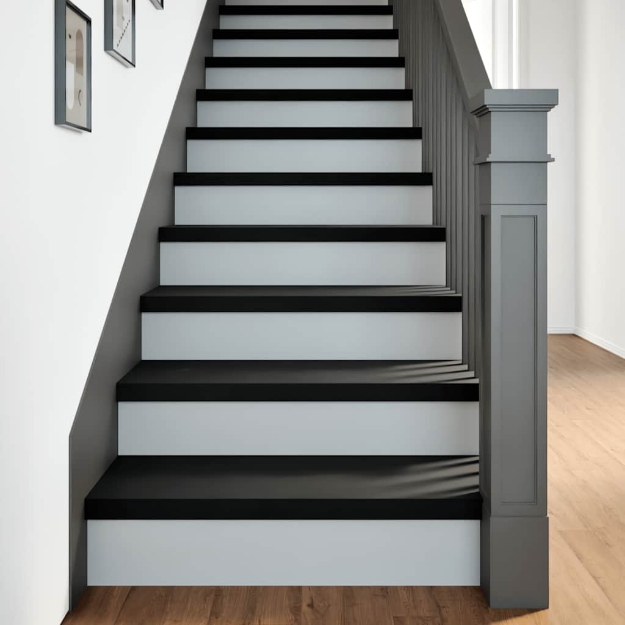 Gradini 20 pz Marrone Scuro 70x25x2 cm Legno Massello Rovere