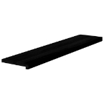 Gradini 4 pz Marrone Scuro 120x25x2 cm Legno Massello Rovere