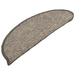 Tappeti Adesivi per Scale 15 pz 56x17x3 cm Beige e Grigio