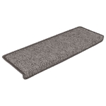 Tappeti Adesivi per Scale Sisal 30pz 65x21x4cm Grigio e Beige