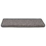 Tappeti Adesivi per Scale Sisal 30pz 65x21x4cm Grigio e Beige