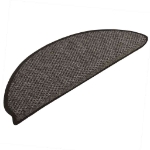 Tappeti Adesivi Scale Aspetto Sisal 30 pz 65x21x4 cm Antracite