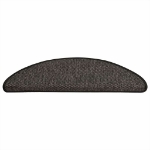 Tappeti Adesivi Scale Aspetto Sisal 30 pz 65x21x4 cm Antracite