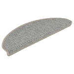 Tappeti Adesivi Scale Aspetto Sisal 30pz 65x21x4cm Verde Chiaro