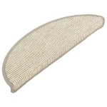 Tappeti Autoadesivi per Scale 15 pz 56x17x3 cm Argento