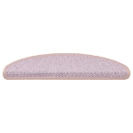 Tappeti Autoadesivi Scale Aspetto Sisal 30 pz 56x17x3 cm Rosa