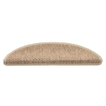 Tappeti Autoadesivi Scale Aspetto Sisal 30 pz 56x17x3 cm Sabbia