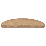 Tappeti Autoadesivi Scale Aspetto Sisal 30 pz 65x21x4 cm Sisal