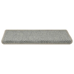 Tappeti Autoadesivi Scale Aspetto Sisal 30 pz 65x21x4 cm Verdi