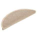 Tappeti Autoadesivi Scale Aspetto Sisal 30pz 56x17x3 cm Berbero