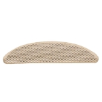Tappeti Autoadesivi Scale Aspetto Sisal 30pz 56x17x3 cm Berbero