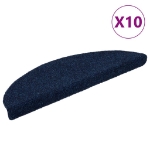 Tappetini Adesivi per Scale 10 pz Navy 56x17x3 cm Agugliati
