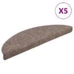 Tappetini Adesivi per Scale 5 pz Crema 56x17x3 cm Agugliati