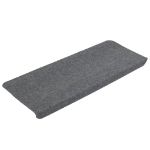 Tappetini Autoadesivi per Scale 15 pz 65x24,5x3,5 cm Grigio