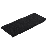 Tappetini Autoadesivi per Scale 15 pz 65x24,5x3,5 cm Nero