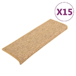 Tappetini Autoadesivi per Scale 15 pz Arancioni 65x21x4 cm