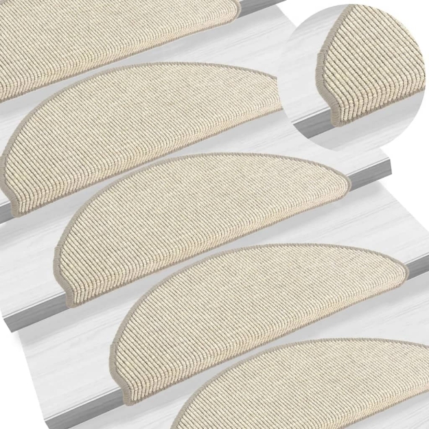 Tappetini Autoadesivi per Scale 15 pz Argento 65x21x4 cm