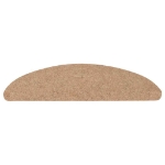 Tappetini Autoadesivi per Scale 20 pz Beige 56x17x3 cm