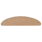 Tappetini Autoadesivi per Scale 20 pz Beige 65x22,5x3,5 cm