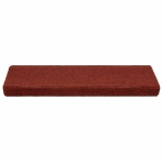 Tappetini Autoadesivi per Scale 20 pz Rosso Bordò 65x21x4 cm
