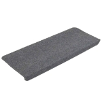 Tappetini Autoadesivi per Scale 30 pz Grigi 65x24,5x3,5 cm