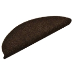 Tappetini Autoadesivi per Scale 30 pz Marrone 56x17x3 cm