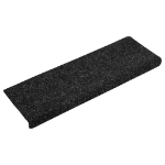 Tappetini Autoadesivi per Scale 30 pz Neri 65x21x4 cm