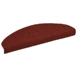 Tappetini Autoadesivi per Scale 30 pz Rossi 65x21x4 cm