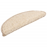 Tappetini per Scale 10 pz 56x17x3 cm Crema