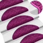 Tappetini per Scale 10 pz 56x17x3 cm Viola