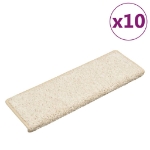 Tappetini per Scale 10 pz 65x21x4 cm Bianchi
