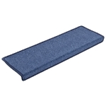 Tappetini per Scale 10 pz 65x21x4 cm Blu