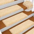 Tappetini per Scale 10 pz 65x21x4 cm Marroni