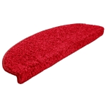 Tappetini per Scale 10 pz 65x21x4 cm Rossi