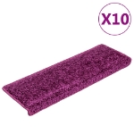 Tappetini per Scale 10 pz 65x21x4 cm Viola