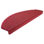 Tappetini per Scale 10 pz 65x24x4 cm Bordeaux