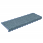 Tappetini per Scale 15 pz 65x21x4 cm Blu