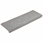 Tappetini per Scale 15 pz 65x21x4 cm Grigio Chiaro