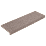 Tappetini per Scale 15 pz 65x21x4 cm Marrone Chiaro