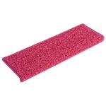 Tappetini per Scale 15 pz 65x21x4 cm Rosa