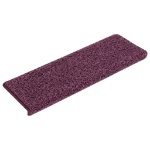 Tappetini per Scale 15 pz 65x21x4 cm Viola Scuro