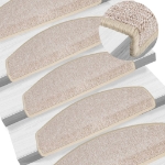 Tappetini per Scale 15 pz Grigio Talpa 65x24x4 cm