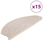 Tappetini per Scale 15 pz Grigio Talpa 65x24x4 cm