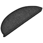 Tappetini per Scale 20 pz Antracite 56x17x3 cm
