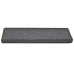 Tappetini per Scale 30 pz 65x21x4 cm Grigio Scuro