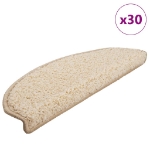 Tappetini per Scale 30 pz Crema 65x21x4 cm